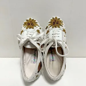VTG Colorwerks Beaded Sneakers White Size 6 thumbnail 8