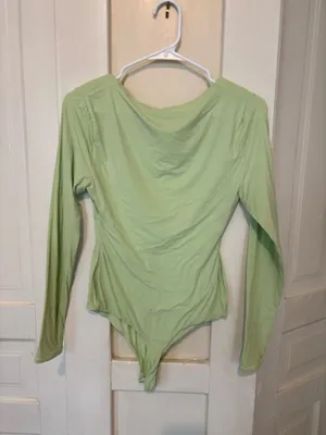Women’s long sleeved thong body suit thumbnail 2