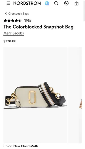 Marc Jacob’s the Colorblocked Snapshot bag thumbnail 3