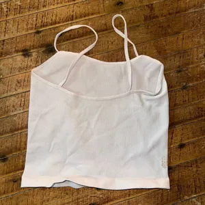 Free People Movement white strappy cropped M cami thumbnail 2