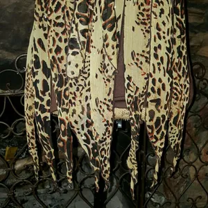 Vintage Carrie Allen Animal Print Top thumbnail 3