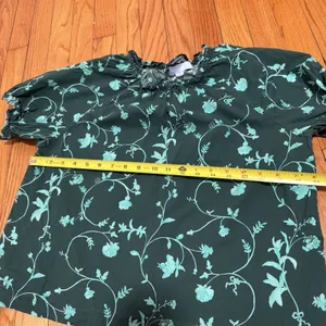 Hill House Home Kit Top in Emerald Green‎ Botanical Size Medium thumbnail 6