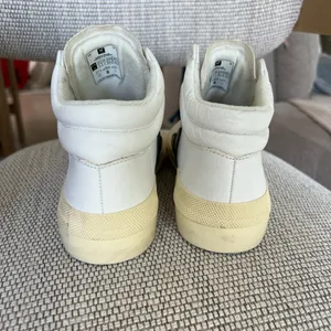 Veja Minotaur High Top Sneakers in Black and White thumbnail 6