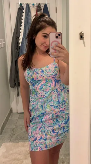 Lilly Pulitzer Shelli Stretch (bow back) mini dress ◡̈ Size 2 ~ Never worn! thumbnail 1