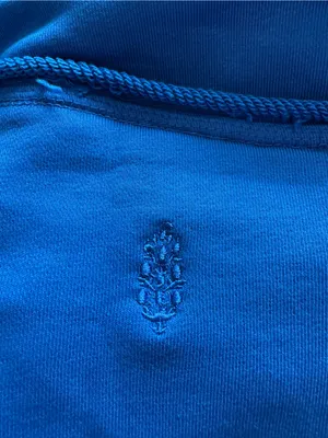 Free People Cruise Sweatshirt Tee in Stellar Blue NWOT $98 Retail thumbnail 7