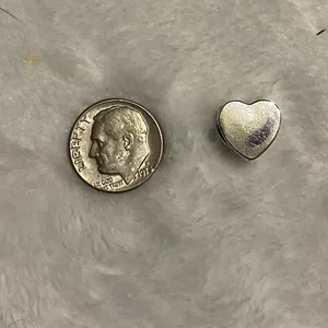 .925 Silver Heart Charm thumbnail 2