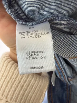 Evereve Dauntless Button Front Denim Midi Pencil Skirt‎ Sz 26 thumbnail 4
