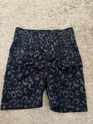Leopard biker shorts Black Size XS thumbnail 2
