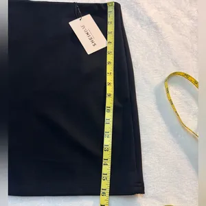 SHEIN Bae Black Mini‎ Skirt With Rhinestones Size Medium thumbnail 5