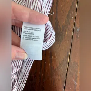 American Eagle Soft & Sexy Striped Muscle Tank Top Large Purple thumbnail 8