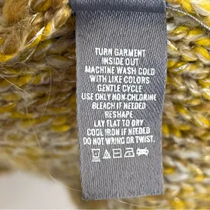 Women's Aerie Opens Front Waterfall Cardigan Size Medium Yellow, Tan‎ & White thumbnail 5