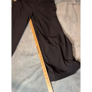 Fabletics Black Wide Leg Trousers Side Zip Pockets XXL 1XT FB6059 NWT thumbnail 6