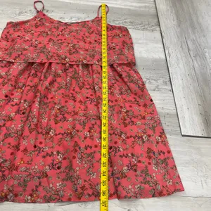 Promod Floral Cottagecore Dress XL Pink Boho Fairycore Flowy Summer Cami thumbnail 10