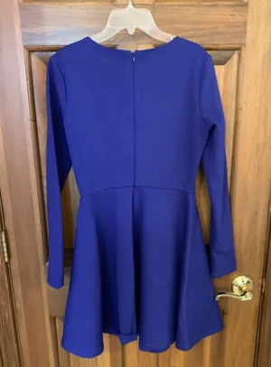 Lulus Blue Long sleeve Dress thumbnail 2