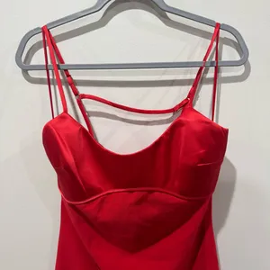 New! Likely Lorna Midi Dress‎ Scarlet Red Size 8 thumbnail 5