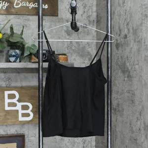 NEW DKNY Womens Woven Cami Camisole 1658a421188bde Black Check Measurements thumbnail 2