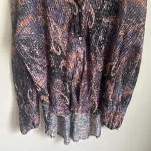 Free people My Best Top Sheer Paisley Tunic Medium thumbnail 5