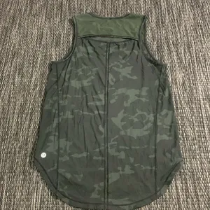 Lululemon Sculpt Tank Incognito Camo Multi Gator Green Size 2 thumbnail 2