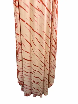 NWOT WONDERLY Orange/Amber Tie-Dye‎ Maxi Tank Dress, Large thumbnail 7