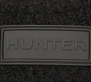 Hunter Black Unisex Tonal Patch Beanie Hat thumbnail 9