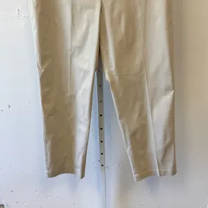 Talbots The Perfect Chino‎ Curvy Pants Women's 16 Tan Beige Straight Leg Cotton thumbnail 4