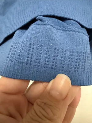 Long Sleeve Crewneck Top in Dusty Blue thumbnail 3