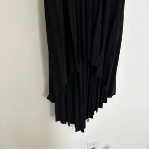 NWT Vintage Y2K Deb‎ Black High Low Sleeveless Babydoll Bow Formal Dress Small thumbnail 3