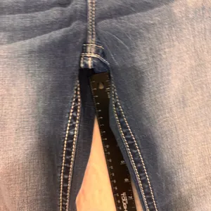 Miss Me Jeans, Women's Size 32 Blue, Denim, Gems Back Pocket, Flared thumbnail 11