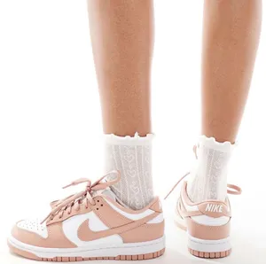 Rose Pink Nike Dunk Low Sneakers thumbnail 2