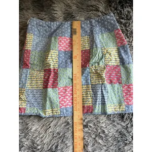 Vineyard Vines Patchwork 100% Cotton‎ Faux Wrap Skirt - Size 4 thumbnail 6