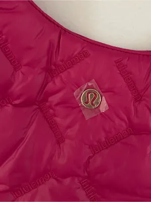 Lululemon NWT Quilty Pleasures Shoulder Bag Mini 5L Berry Rumble Pink Wordmark thumbnail 4
