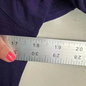 Nike Womens M Purple Dri Fit Wool Blend Half Snap Running Hoodie Athletic Sporty thumbnail 10
