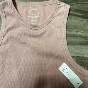 Olivia Rae Pink Fitted Tank Top with Smooth Texture thumbnail 4
