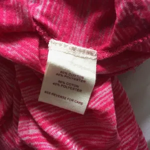Free People Vintage Y2K Pink Stripe Gold Metallic Floral Girly Short Sleeve Tee thumbnail 8