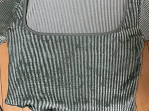 Urban Outfitters Out From Under Velvet Ribbed Square Neck Size Small Green thumbnail 5