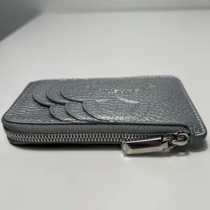 Tiffany & Co. Return to Tiffany Silver Pebbled Zippy Zip Wallet Card Case thumbnail 12