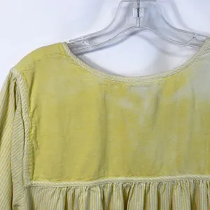 VTG Quacker Factory XL Nightgown‎ Yellow Embroidered Butterfly Cottagecore 411 thumbnail 10