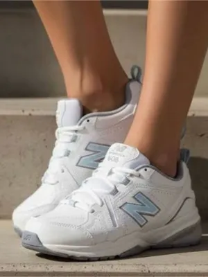 New Balance WX608v5 Sneakers White and Light Blue thumbnail 1