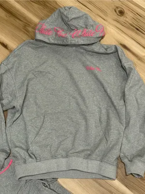 White Fox Lucky Thirteen Shaya Hoodie and Wide Leg Sweatpants Women’s Large thumbnail 5