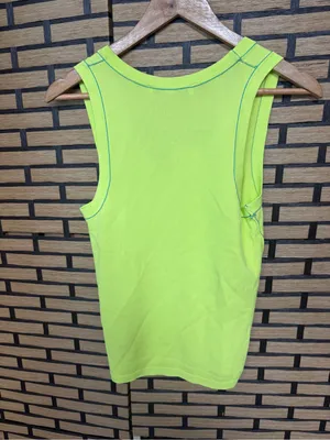 Zara lime green tank top size medium thumbnail 2