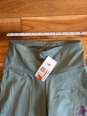 PUMA Essentials Script Flare Mint Green Leggings thumbnail 12