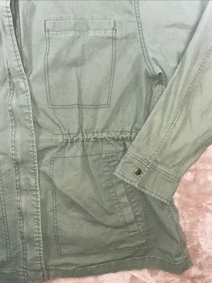 Old Navy Green Stand-Collar Utility Jacket thumbnail 3