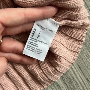 American Eagle Light Pink Sweater Size S thumbnail 3