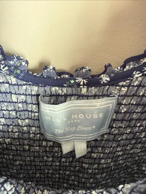 House Hill House Louisa Nap Dress in Posy Navy Crepe Small thumbnail 7