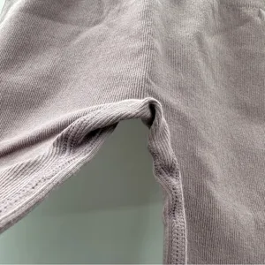 Everlane NWT Seamless High Rise Ribbed Bike Short Women's Sz XS/S Dusty Lavender thumbnail 6