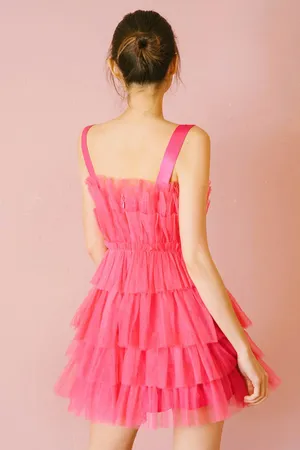 Pink Tulle Dress thumbnail 4