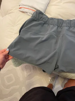 Lululemon On The Fly Shorts Grey thumbnail 3