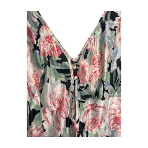 Vintage 90s Victorias Secret Nightgown Womens Large Pink Floral Chemise Satin thumbnail 8