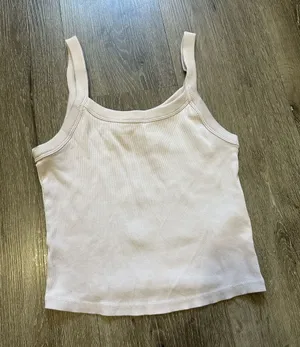 Levi's Ribbed Tank Top - Light Cream thumbnail 1