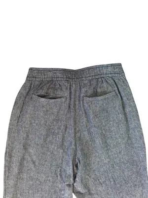 Old Navy women's straight taper high rise blue elastic waist pants size small thumbnail 5